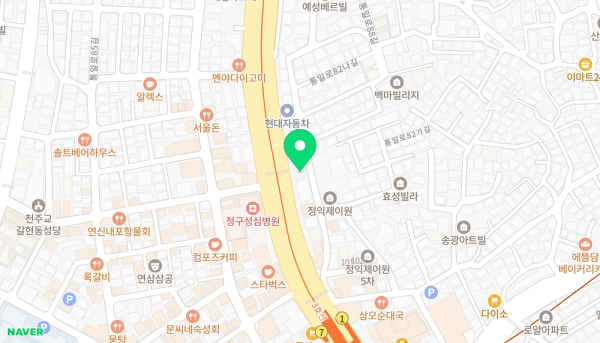디테일탑치과 위치 (네이버 지도)